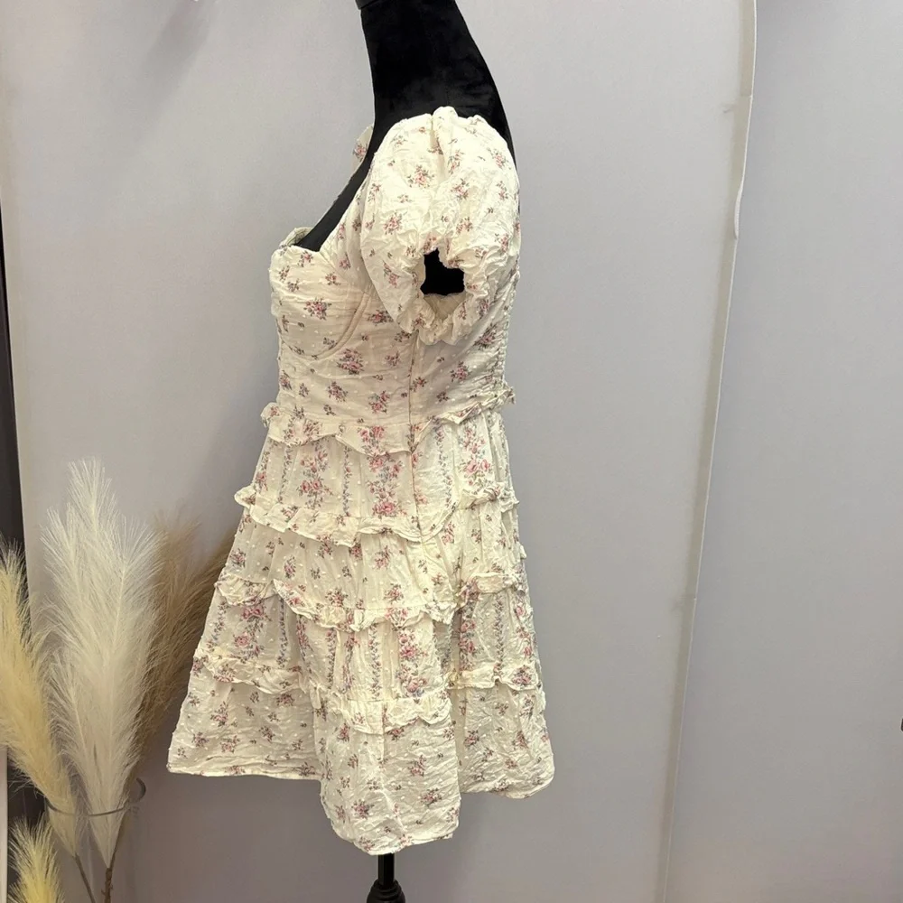 Altar’d State Floral Cream Dress - Picture 3 of 5
